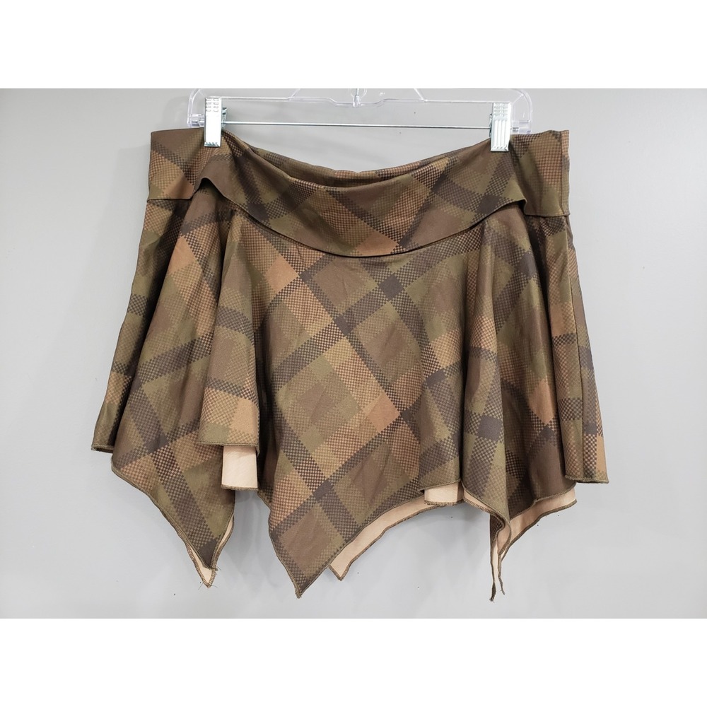 1X Dolls kill PLAID FAIRYCORE WHIMSICAL MINI SKIRT GOTHIC PUNK CURRENT MOOD